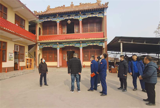 新乡市级消防安全督导组莅临辉县市老君洞道院进行消防安全检查工作