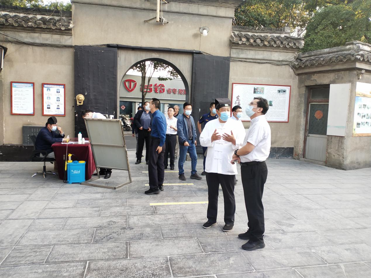 淮安市安全生产第一督导组赴淮安东岳庙检查安全生产及疫情防控工作