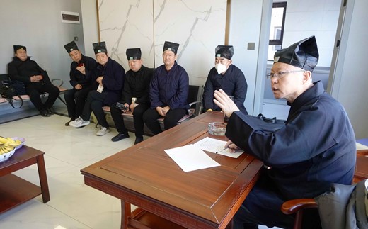 榆林市榆阳区道教协会召开年终总结会部署春节工作