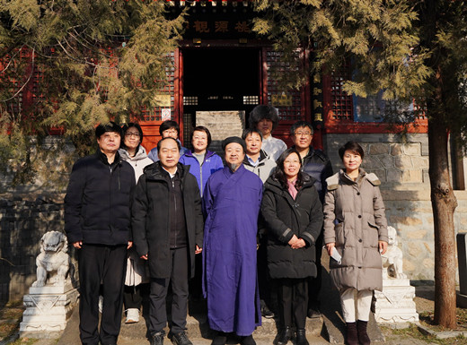 北京市委统战部副部长周开让一行赴桃源观调研
