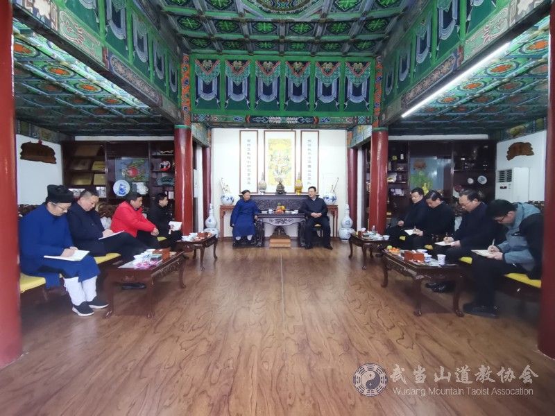 十堰市委统战部长张涛赴武当山紫霄宫工作调研