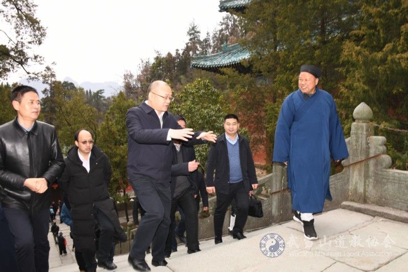 湖北省民宗委党组成员、副主任李爱旻一行赴武当山道教协会工作调研