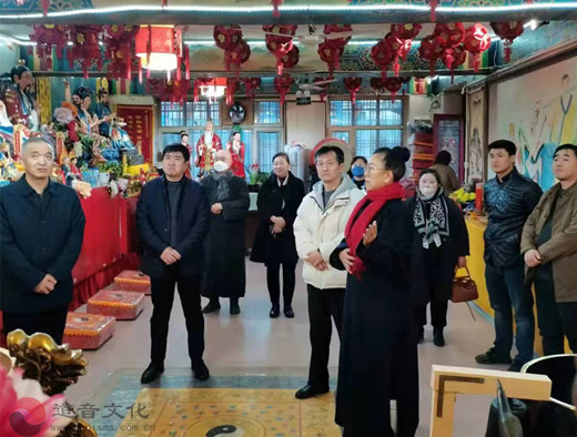 延吉市政协社法委到延吉市玄妙观视察宗教工作