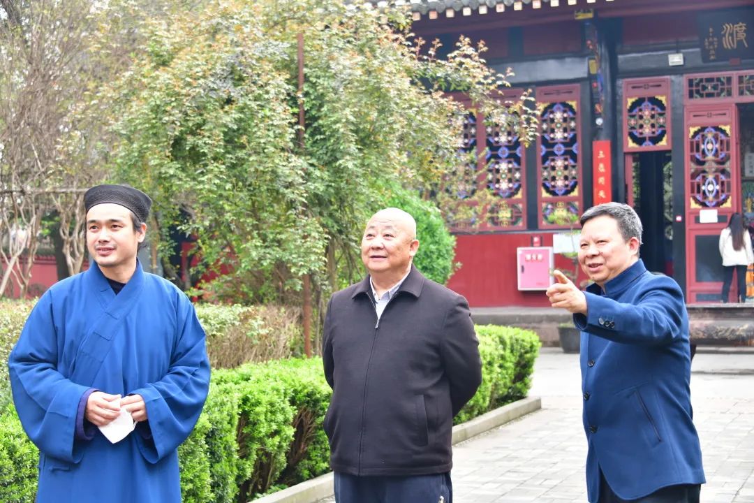 南京市政协一行赴青羊宫参访调研