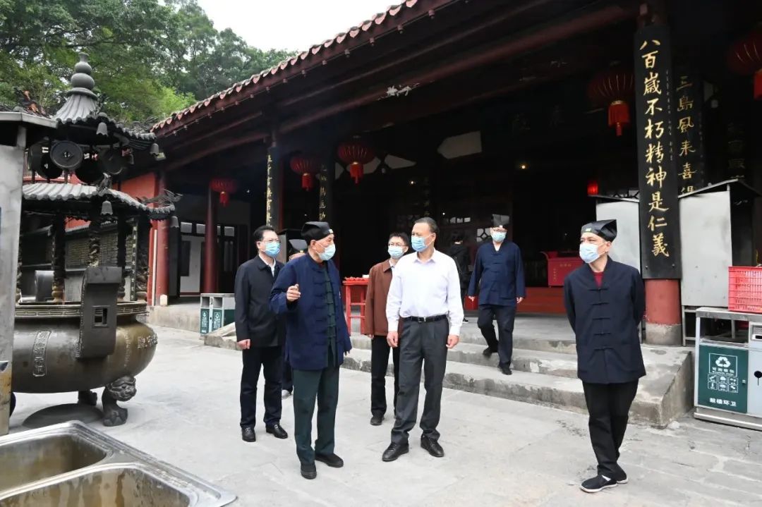 福建省政协副主席张兆民走访部分住闽宗教界全国政协委员