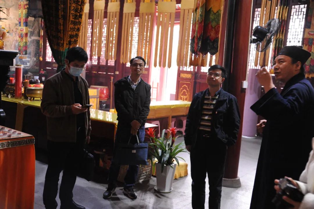 广东省民宗委一行到武汉长春观走访调研