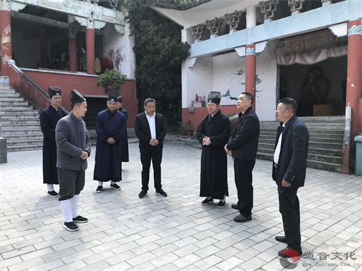 云南省道教协会到昭通、曲靖道教活动场所调研