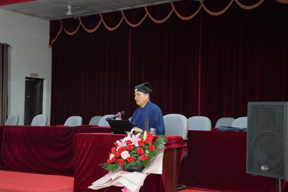 海峡道教学院邀请丁常云道长作《关于当代道教教义建设的若干思考》专题讲座
