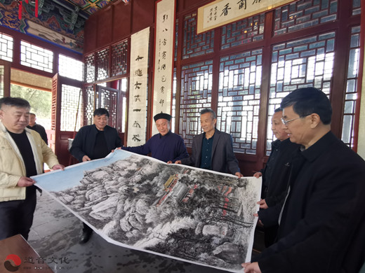 济宁市道教协会举办送书画进宗教场所活动