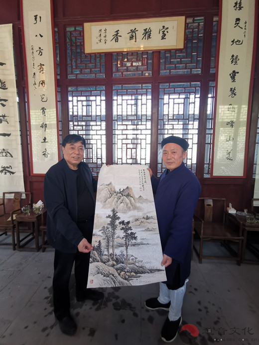 济宁市道教协会举办送书画进宗教场所活动