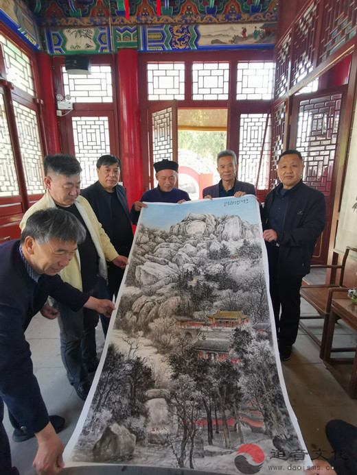 济宁市道教协会举办送书画进宗教场所活动