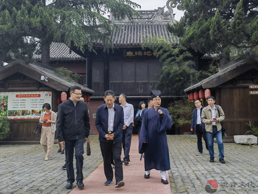 常州市武进区政协领导莅临白龙观调研
