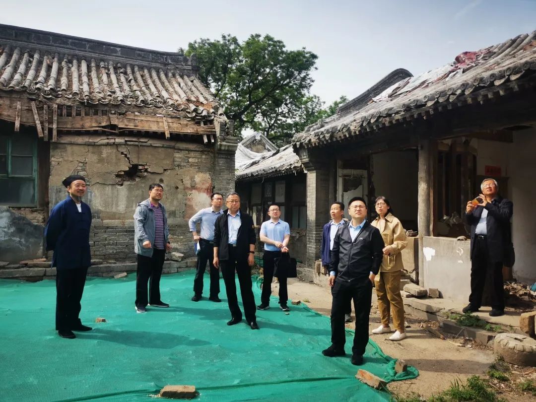 北京市人大民宗侨外办召集相关部门调研海淀区立马关帝庙修缮情况