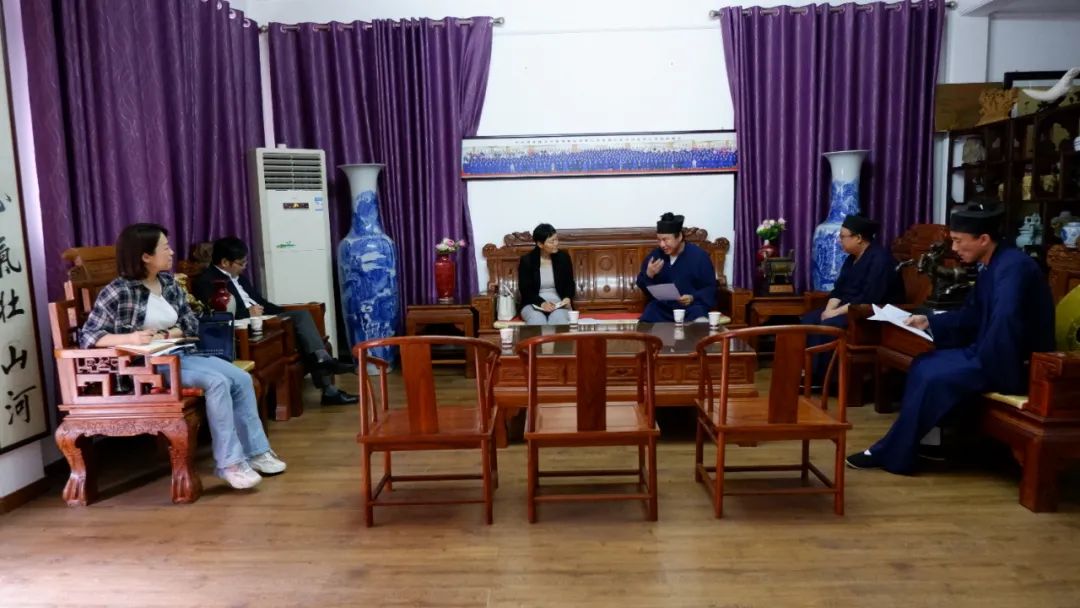 武汉市社会主义学院梁海涛副院长一行到长春观调研
