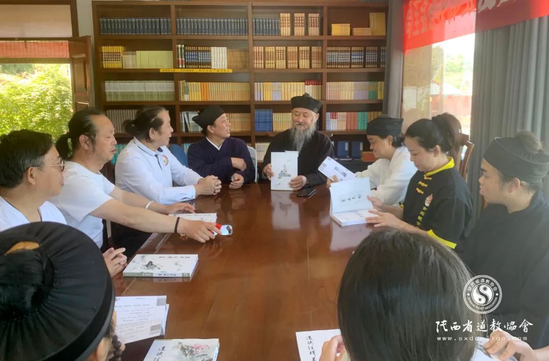香港国际道教文化交流协会、马来西亚道教总会到周至仙姑宫进行文化交流