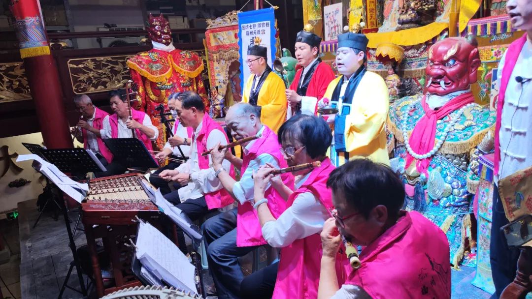 福州三坊七巷天后宫“非遗斗堂道乐团”正式成立