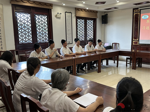 苏州城隍庙传达学习习近平总书记考察江苏重要讲话精神