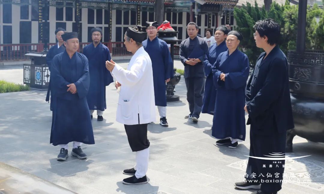 鞍山市千山无量观、五龙宫参访团到西安八仙宫交流