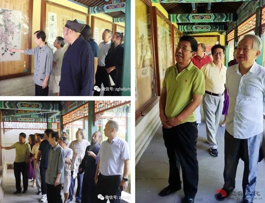 中国（崂山）道家书画院举行“重彩画崂山，静心抄经典”书画展暨捐赠和职务聘任仪式