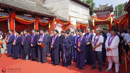 宝鸡市扶风县朝阳洞道观举办修复庆典暨神像开光活动